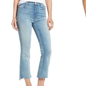 Mother Denim Insider Crop Step Fray Jeans